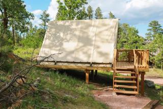 Cozy Woodland Glamping Tent with Private Deck - 6