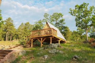 Cozy Woodland Glamping Tent with Private Deck - 4