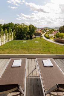 Penthouse Hügellandblick mit Whirlpool und 80 m2 Terrasse - 7