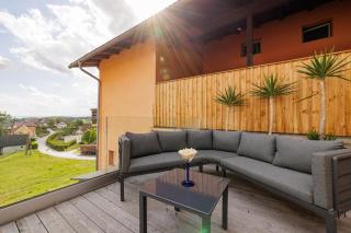 Penthouse Hügellandblick mit Whirlpool und 80 m2 Terrasse - 5