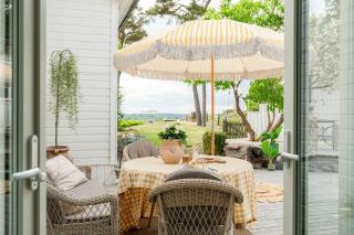 Sea View Villa above a mountain Fireplace patio - 5