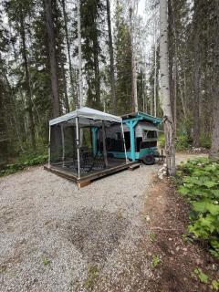 Cozy Vintage Camper, the Tealy Wheely - 8