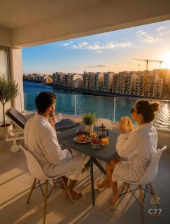 St Julian`s Seafront 2Br Apartment Spinola - BBQ Central & Peaceful - 8