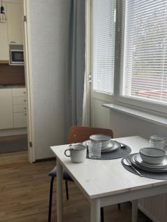 parvekkeellinen yksiö autopaikalla - 9