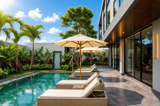 Brown Moon Villa 3-Bedroom Private Pool Retreat in Canggu - 8