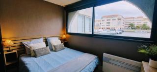 Le Port Cros 10, Superbe Studio en Bord de Mer, Jolie Vue, Parking privé, Climatisation - Sète - 1