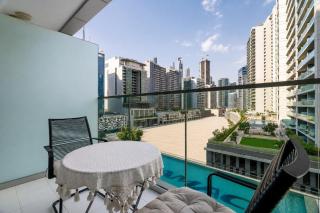 GuestReady - City Nest | Balcony | Majestine Tower - Dubaï - 9