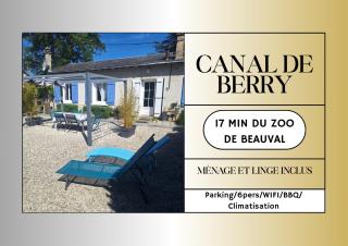 Gîte du Canal de Berry climatisé Beauval 6 personnes - 0