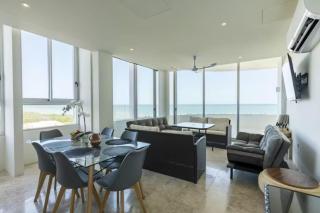 Beachfront Paradise with Shared Pool Telchac | Depto A12 - 0