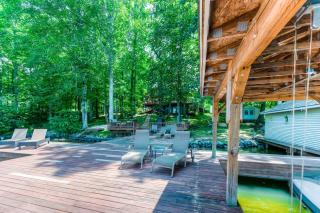 Spacious lake lodge with a private dock, wraparound decks & foosball - 2