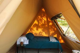 Cozy Woodland Glamping Tent with Private Deck - 9