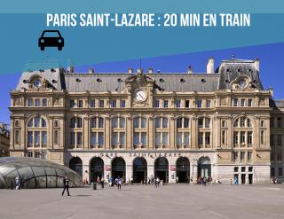PAR EASY - Studio Paris - Gare Transilien J à 5 Min - 6