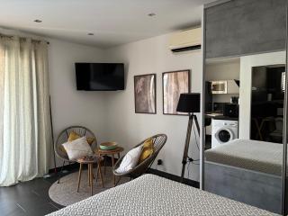 Studio, piscine, 10 min des plages, Ajaccio, corse du sud, - 5