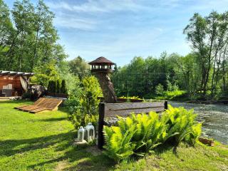 Apartament U Moniki, nad rzeką, jacuzzi w ogrodzie - 8