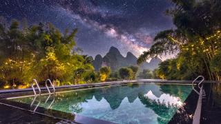 L'Eau Vive de Qixi Meidi - A riverfront infinity pool & a café nestled in the woods and an uniquely romantic venue for destination weddings in Yangshuo - English Speaking & Tailor-Made Tour Services - 3