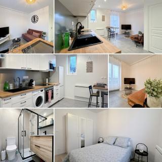 Appartement Cosy Pour Deux, Balcon Vue Marne - 9
