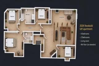 Loft harbour apartment 4BR 2Bath - 2026 newbuilt - SKB17-401 - 9