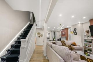 Trendy East End Escape with Spa Bath and Game Loft with Foosball and Poker - 4