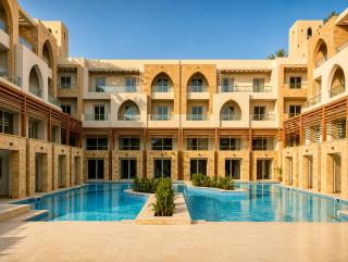 Edelma Sahl Hasheesh - Modern 1BR Apartment with Rooftop Pool King Bed & Fast WiFi - 9
