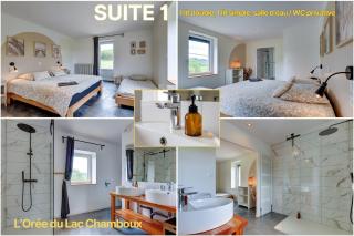 L'Orée du Lac Chamboux, SPA, Salle de jeux, Séjour 80 m2, A 2 pas du Lac - 2