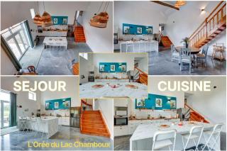 L'Orée du Lac Chamboux, SPA, Salle de jeux, Séjour 80 m2, A 2 pas du Lac - 4