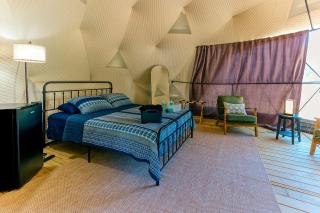 Starlit Geodesic Dome Haven Overlooking a Mountain River in New York’s Catskills - 5