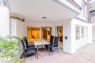 Residenz Meeresbrandung 6 mit Souterrainterrasse zum Westen,2xTV, Einbauküche, Geschirrspüler, Schwimmbad, Sauna ,PKW-Stellplatz, Wlan ! - 2