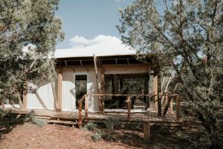Serene Glampsite with Tub & Private Deck Escape in Johnson City, Texas - 0