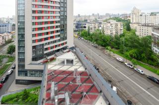 7-27 Kvartet, Vasyl Lypkivskyi 16g, Kyiv, railway station, metro nearby, panoramic city view, Petrovdom Apartment - 6