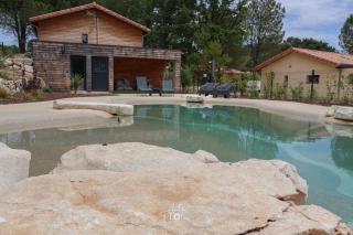 Tente chauffée avec piscine lagon - 9