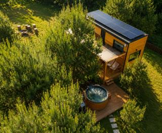 Oaza Święty Spokój - Tiny House z Balią i Jacuzzi przy rzece Narew - 6