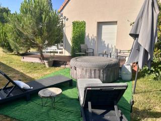 Maison avec jacuzzi proche circuit 24h et Boulerie Jump - 6
