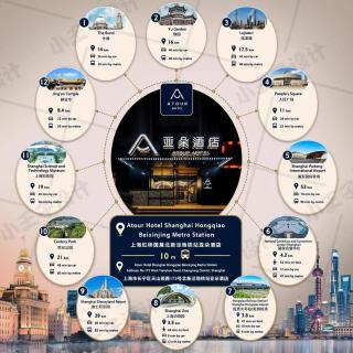 Atour Hotel Shanghai Hongqiao International Exhibition Beixinjing - 8