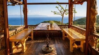 Panoramic Sea View Wooden Cottage Ratzakli, Kefalonia - 1