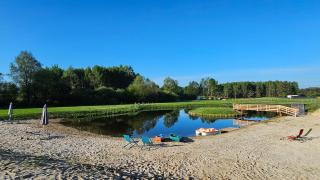 Osada pod Gwiazdami Łasko & SPA - Deluxe, ogrodzony, 150m od stawu z plażą i kajakami, JEZIORA, ognisko, taras, dodatkowa sypialnia, Plaża, KAJAKI, dostępna SAUNA i JACUZZI - 7