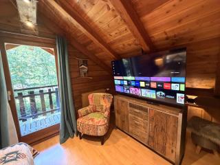 LE GRIZZLY Chalet en bois avec SPA Jacuzzi - 5