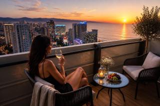 Convenient Sea View Aparthotel in Orbi City Batumi - 0