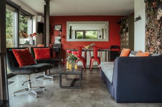 Vue exceptionnelle sur Rouen - climatisation - terrasse panoramique - calme et stationnement - 5 personnes - 6