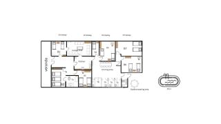 Group house with views of the salt pool and spa - 9