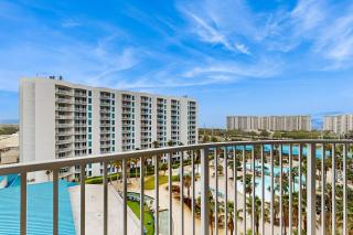 Gulf view condo with WiFi washer & dryer balcony pools & hot tub - 8