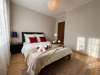 Gdańsk Rogalińska 50m2 with Free Parking, Balcony, Workspace - 0