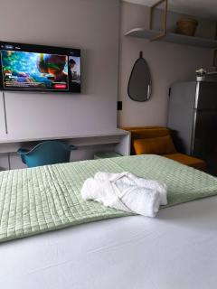 Flat 4 Mares - Refugio a dois - Com piscina e estacionamento em Intermares - 7