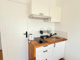 Studio rénové au calme - 2 pers. - 8