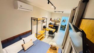Studio Container Sbo 1, Ar, Mini cozinha e Piscina compartilhada - 5