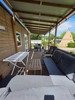 Séjour Normandie - Houlgate - Mobilhome premium 3ch-6p avec clim & TV - Camping 5 étoiles - 036 - 4