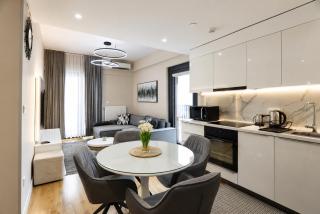 Central Skopje - Stylish 1BR with 2 Balconies - View & Free Parking - 4