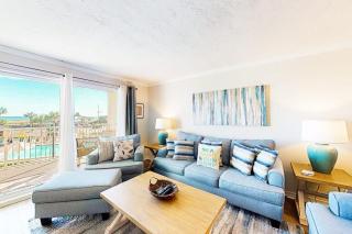 Colorful Gulf-view condo with pools hot tub tennis gym & easy beach access - 0
