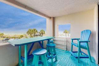 Second-Floor Ocean & Gulf Front Condo w Free WiFi 2 Balconies Shared Pool AC - 0