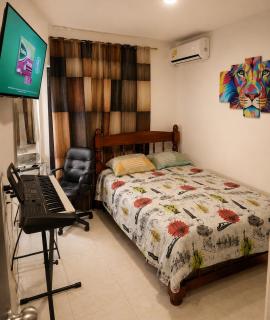 Apartamento Completo con Parqueadero y Aire Acondicionado en Casa La Pola 2 Neiva - 5