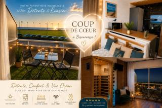 Studio Prestige Vue Océan Sauna Privé Plage à Pied - 8